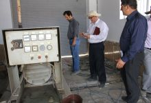 بازدید دکتر فاتح ریاست دانشگاه به اتفاق دکتر عرب امیری  و اعضای دفتر فنی دانشگاه از پردیس معدن آموزشی